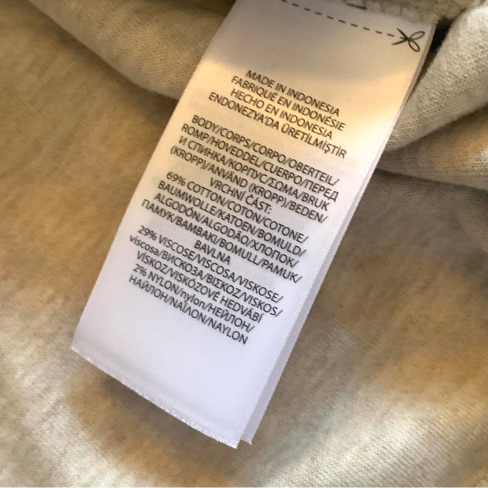 Polo Ralph Lauren Luxury Jersey Quarter-Zip Pullover XL Beige Heather Grey NWT - Picture 7 of 9